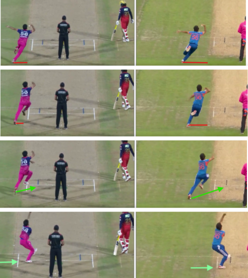 Comparing with his run-up in IPL 2026