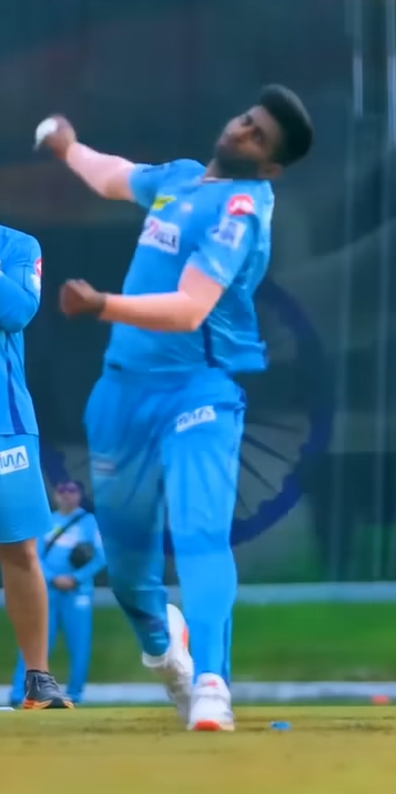 Non-Bowling arm positioning preventing the body from falling